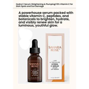 Sahara Rose Hydra C Serum 1 fl oz / 30ml NEW IN BOX